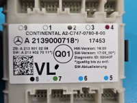 Sterownik moduł Europejska, DRZWI PRZÓD LEWY Mercedes W213 A2139000718