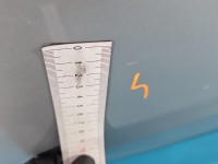 Drzwi tył prawe Toyota Auris II HB 5d srebrny, 1F7