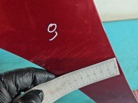 Błotnik przód lewy Peugeot 5008 bordowy LKRD