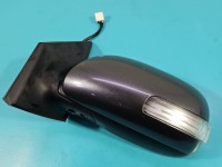 Lusterko lewe Toyota Corolla E15 elektryczny, Europejska, Kod lakieru: 1G3, elektrycznie składane, przetarcie na kierunku,...
