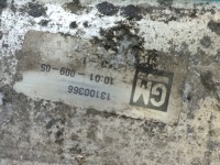 Wzmocnienie zderzaka tył Opel Vectra C tylne