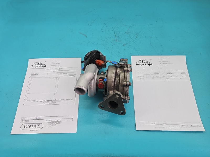 Turbosprężarka Regenerowana Opel Astra III H 49131-06016, SER6470316, P/N697800-0926 1.7 cdti 101KM