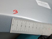 Błotnik przód prawy Mercedes CLS C219 W219 srebrny 775U IRIDIUM SILVER - METALLIC FINISH C775