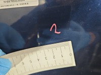 Błotnik przód lewy Volvo V70 II granatowy 417-26