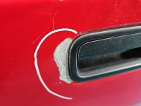 Klapa tył BAGAŻNIKA SZYBA Vw Caddy III 2K HB 5d LA3H