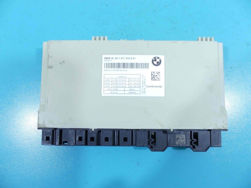Sterownik moduł Producent części: BMW, Europejska, FOTELA BMW 7 G11 G12 7471372