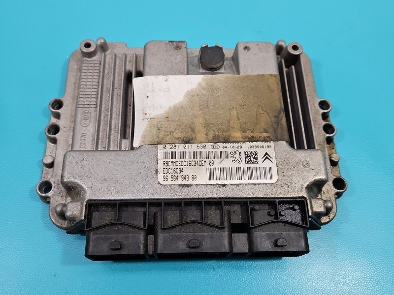 Komputer Sterownik silnika 0281011630, 9656494380 Citroen C4 I 1.6 hdi