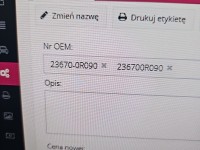 TESTOWANY Wtryskiwacz 23670-0R090, 236700R090 Toyota Verso 09- 2.2 d4d 2AD 150KM