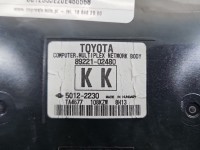 Sterownik moduł TOYOTA Toyota Auris II 89221-02480, 5012-2230