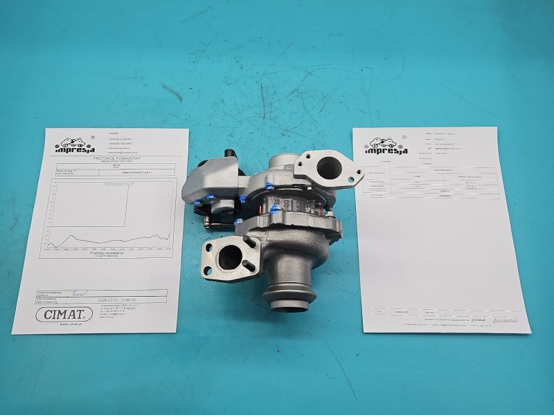 Turbosprężarka Regenerowana Peugeot 508 II 18- 853603-1, 9820728080, WGR04368F 1.5 hdi 131KM