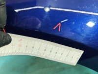 Błotnik przód prawy Ford Mondeo Mk5 niebieski LD