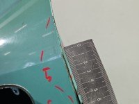 DRZWI PRZÓD LEWE KIEROWCY Toyota Yaris I 3d seledynowy 764