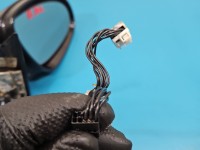 Lusterko prawe Mercedes W221 Europa / Lakier:C197 /elektrycznie składane / 7+8pin / Nie sprawny kierunkowskaz / pęknięty...