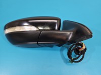 Lusterko prawe Vw Jetta VI malowana, elektryczny, Europejska, Wkład ze szkłem do wymiany. 10pin europa