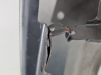 Błotnik przód lewy Fiat Grande Punto srebrny 595/A