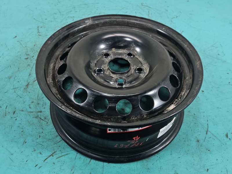 Felga stalowa 15" Vw Golf V Szerokość felgi: 6.0", Rozstaw śrub: 5x112, Volkswagen, Kod producenta: VW, R15 5x112 6J Et47