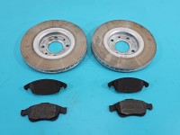 Tarcze hamulcowe przód klocki Peugeot Partner II 1.6 hdi (9H06 10JBEM) Peugeot, 284/26 mm