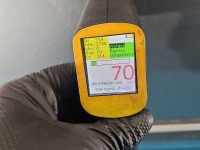 Drzwi tył lewe Skoda Yeti HB 5d szary LF8L