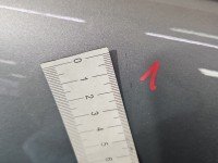 Drzwi tył lewe Mercedes CLS II C218 W218 218 4d srebrny 792