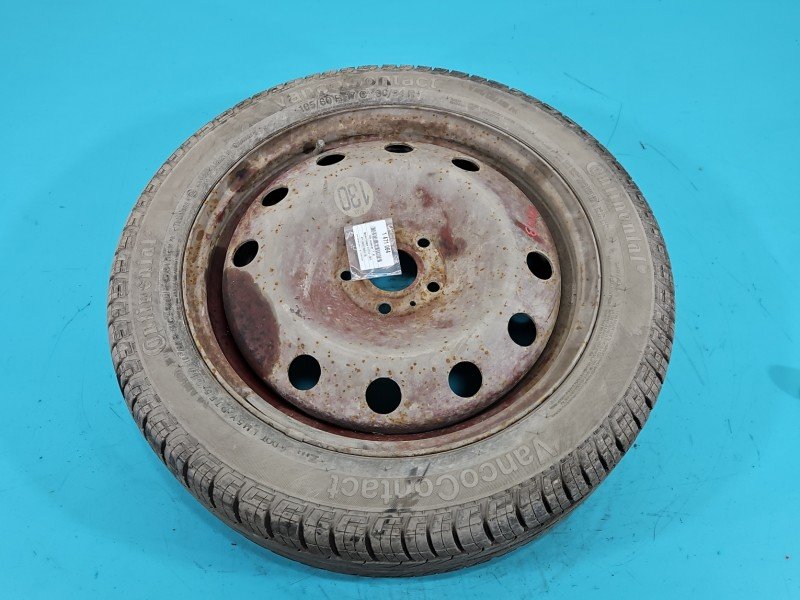 Koło zapasowe 17" dojazdowe dojazdówka Renault Espace IV Rozstaw śrub: 5x108, Continental, 185 mm, Profil opony: 60,...