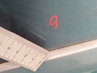 DRZWI PRZÓD LEWE KIEROWCY Mitsubishi Outlander II 06-13 5d błękitny A86A