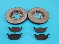 Tarcze hamulcowe przód klocki Seat Ibiza IV 6J 1.4 16V Producent części: Seat, Europejska, 257/ 22mm z klockami