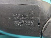 Lusterko lewe pin Mazda 2 II DE HB 5d kolor czarny A3F europa