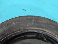Koło zapasowe 17" dojazdowe dojazdówka Alfa romeo 159 Rozstaw śrub: 5x110, Continental, 125 mm, Profil opony: 80, Korozja na...