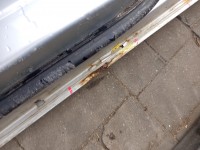 DRZWI PRZÓD PRAWE PASAŻERA Peugeot 301 4d srebrny EZRC