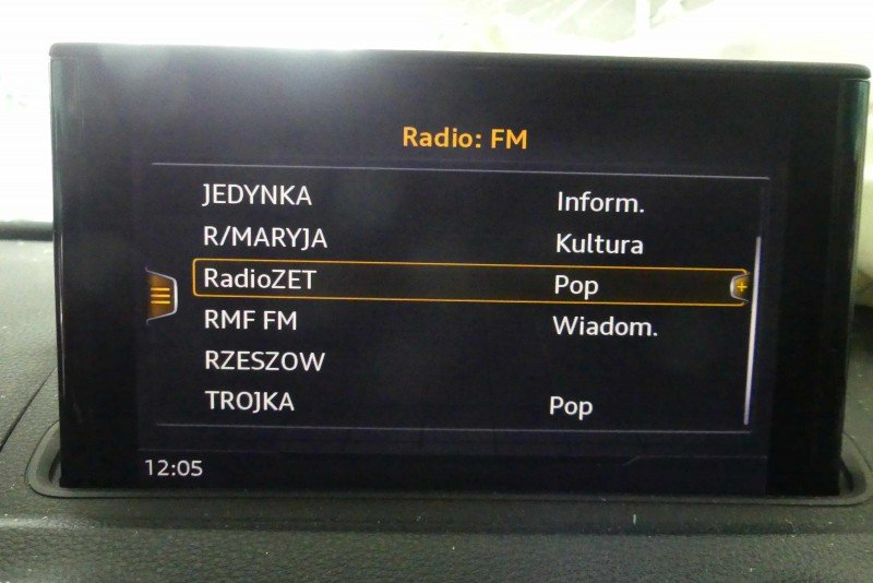 Wyświetlacz Audi A3 8V 8V0857273P monitor