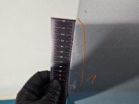 DRZWI PRZÓD LEWE KIEROWCY AUDI Q5 08- 5d srebrny LX7W