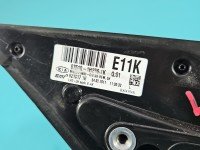 Lusterko lewe pin Kia Ceed I 06- HB czarny 1K 5d europa