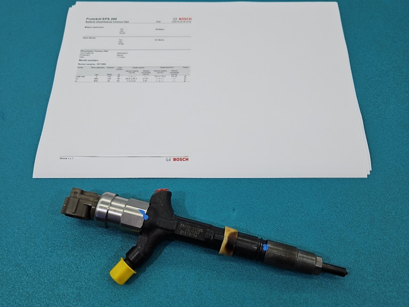 TESTOWANY Wtryskiwacz 23670-27020 Toyota Corolla E12 2.0 D4D 90KM