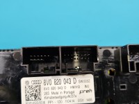 Konsola panel nawiewu Audi A3 8V 8V0820043D