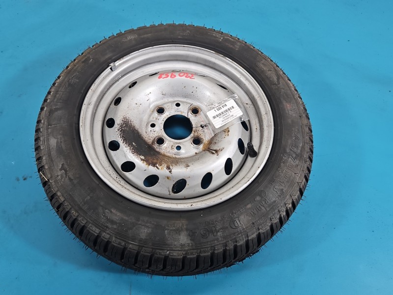 Koło zapasowe 13" dojazdowe dojazdówka Fiat Seicento Rozstaw śrub: 4x98, Dębica, 145 mm, Profil opony: 70, Rok produkcji...