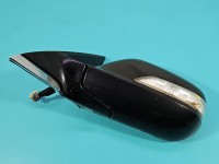 Lusterko lewe Honda Legend IV KB1 Pęknięty kierunkowskaz, składane elektrycznie, 14pin, ubytki lakieru CZARNE B92P europa