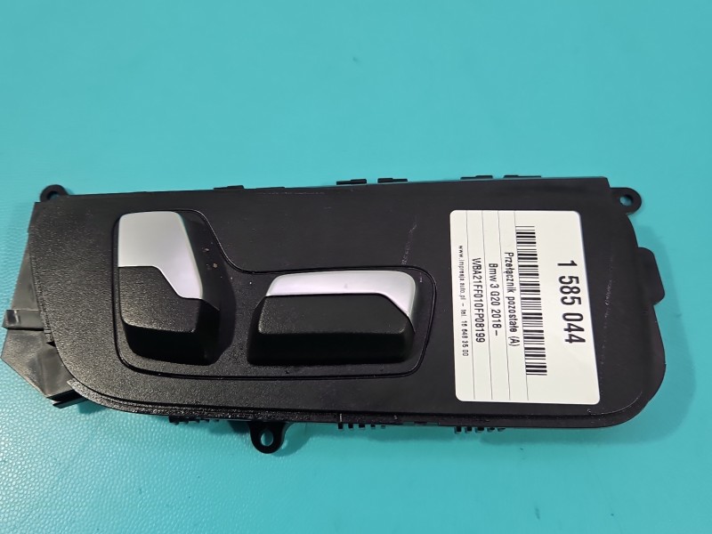 Przełącznik Europejska, fotela prawy przód BMW G20 9390106
