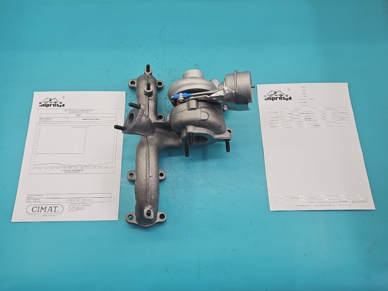 Turbosprężarka Regenerowana Skoda Fabia I 1.9 tdi 101KM KP39-003, 54399700003, 54399880003