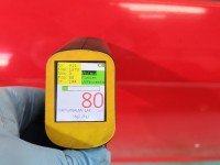 DRZWI PRZÓD PRAWE PASAŻERA Chevrolet Aveo T250 4d czerwony