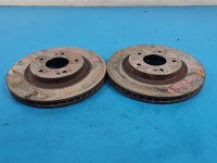 Tarcze hamulcowe przód klocki Hyundai Santa Fe I 2.4 16V średnica 294mm, grubość 25mm,plus klocki Bosch