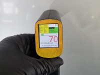 Maska przednia MERCEDES W176 POLAR SILVER - METALLIC PAINT (761U)