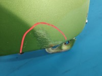 Błotnik przód prawy Opel Agila A I