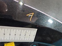 Błotnik przód prawy Opel Mokka A czarny, Z22C