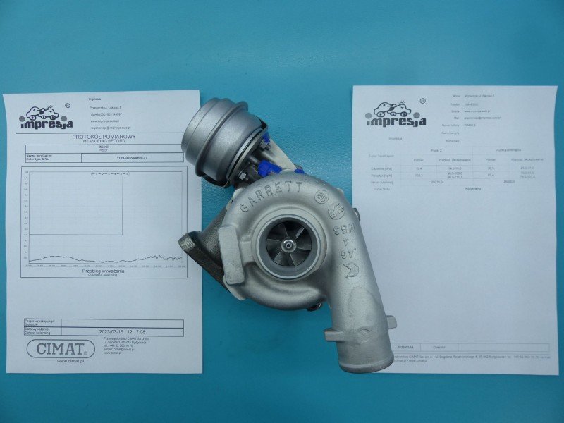 Turbosprężarka Regenerowana Saab 9-3 II 705204-2 2.2 TiD 125KM