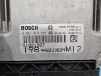 Komputer Sterownik silnika Fiat Bravo II 1.6 jtd 0281014455, 51831927