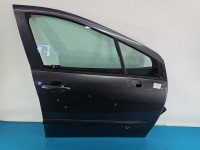 DRZWI PRZÓD PRAWE PASAŻERA Peugeot 308 I 5d grafitowy KTP