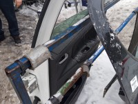 Drzwi tył prawe Peugeot 207 HB 5d biały