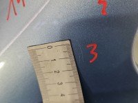 Błotnik przód lewy Honda Jazz II błękitny B506M