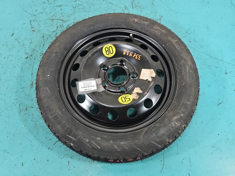 Koło zapasowe 16" dojazdowe dojazdówka Bmw e46 Rozstaw śrub: 5x120, Continental, 115 mm, Profil opony: 90, IMPRK1573009,...