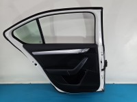 Drzwi tył lewe Skoda Octavia III HB 5d biały LF9E